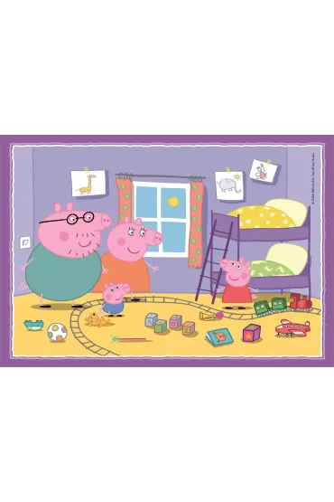 Puzzle 4w1 - SuperColor. Peppa Pig (12+16+20+24 el.) Clementoni