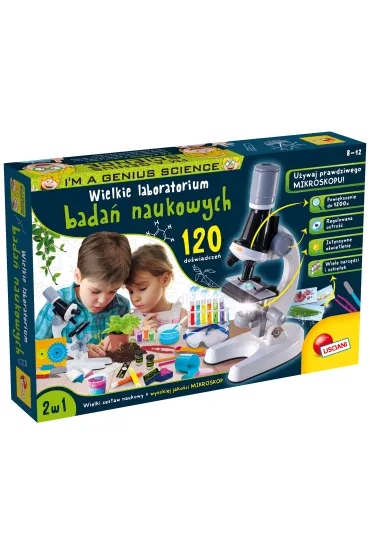 Wielkie laboratorium bada� Ma�y Geniusz 304-PL89338 Lisciani