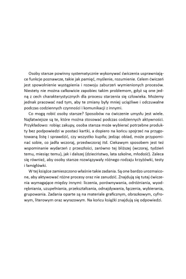 Nigdy za p�no Trening umys�u dla senior�w - Magdalena Hinz