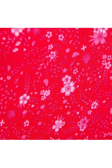 Oxford Pirnik z klapk Floral ciemnorowy