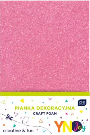 Interdruk Pianka dekoracyjna brokatowa Pastel 5 szt.