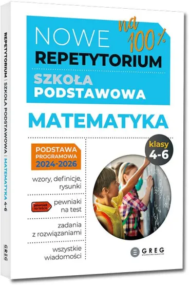 Nowe Repetytorium. Matematyka. Szko�a podstawowa. Klasy 4-6 - Roman Gancarczyk