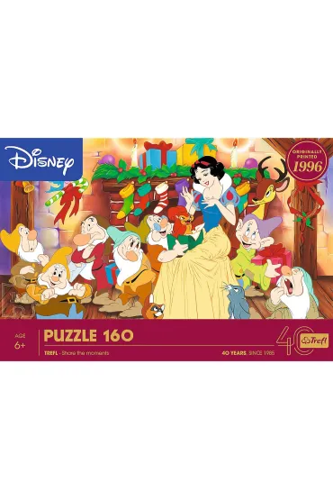 Puzzle 160 el. Ba�niowe �wi�ta Disney Princess Trefl