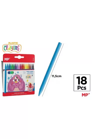 Mp Main Paper Kredki woskowe 18 kolor�w