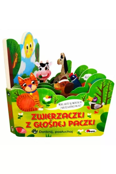 Zwierzaczki z g�o�nej paczki. Dotknij, pos�uchaj - Miros�awa Kwieci�ska