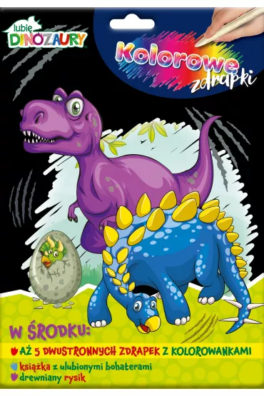 Lubi� Dinozaury. Kolorowe zdrapki