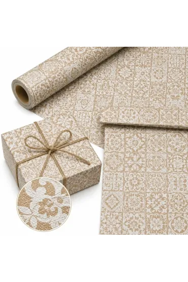 Papier ozdobny mozaika br�zowa X-Strong 57cmx25m