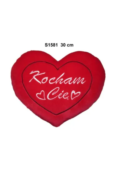 Serce pluszowe Kocham Ci� 30 cm walentynki