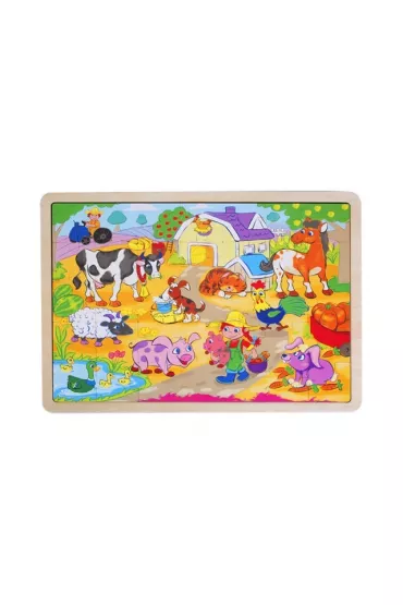 Puzzle drewniane 35 el. Wie� Brimarex