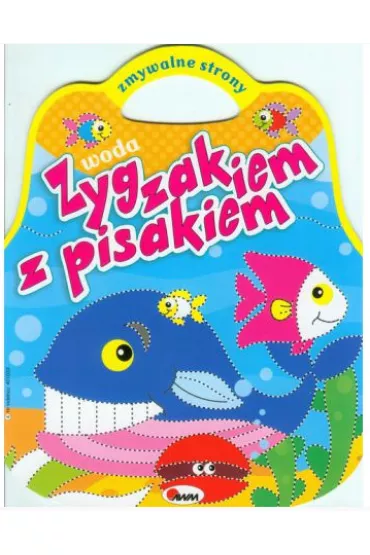 Zygzakiem z pisakiem 4 Woda. Kolorowanka (zmywalne strony) - Maria Molenda
