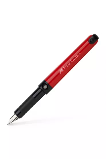 Faber-Castell Pi�ro wieczne szkolne + 6 naboi czerwone