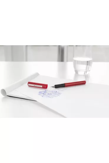 Faber-Castell Pi�ro wieczne szkolne + 6 naboi czerwone