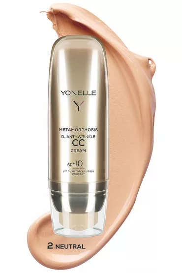 Yonelle Metamorphosis D3 Anti Wrinkle CC Cream SPF10 przeciwzmarszczkowy krem 2 Neutral 50 ml