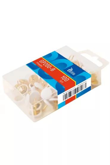 Tetis Pinezki GP200-B bia�e 100 szt.