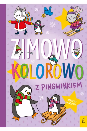 Zimowo, kolorowo. Z pingwinkiem