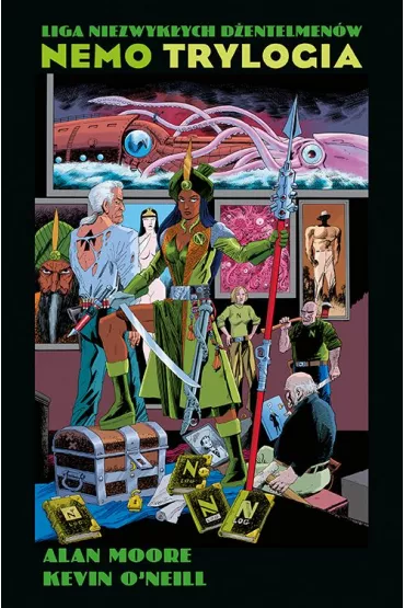 Mistrzowie komiksu Liga Niezwyk�ych D�entelmen�w. Nemo. Trylogia - Alan Moore, Kevin O'Neill