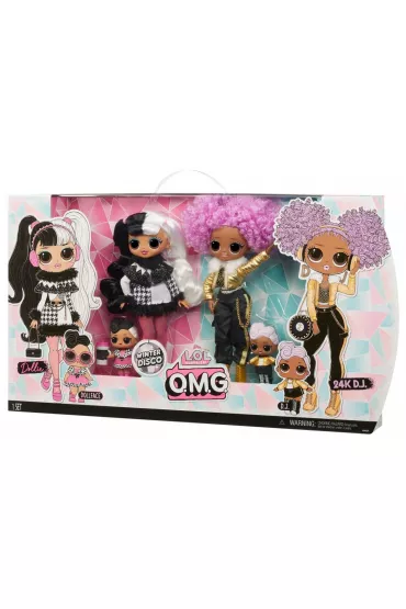 Zestaw lalek L.O.L. Surprise Winter Disco OMG Dollie & 24K DJ Mga Entertainment