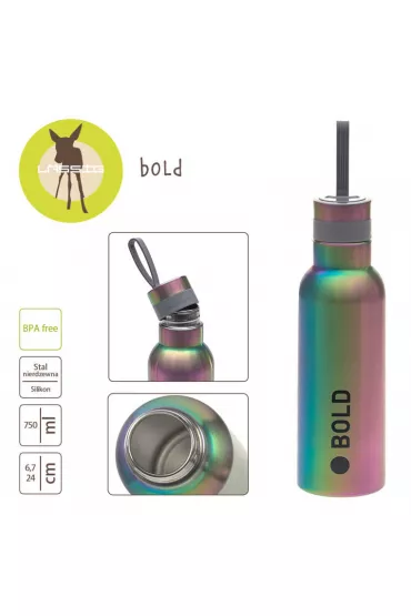 Lassig Bidon ze stali nierdzewnej Bold 750 ml