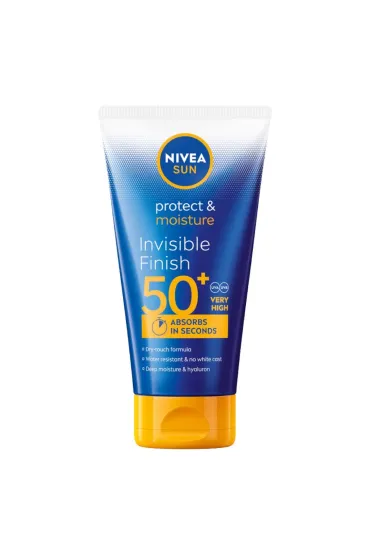 Nivea Sun Invisible Finish nawil�aj�cy balsam do opalania SPF50+ 150 ml