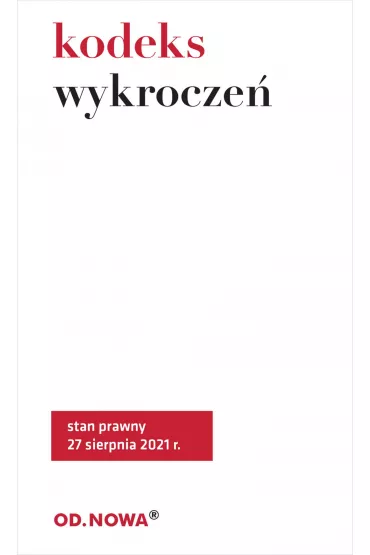 eBook Kodeks wykrocze sierpie 2021 pdf - Agnieszka Kaszok