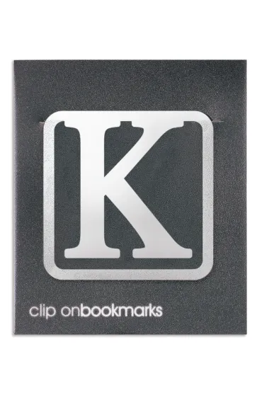 If Metalowa zak�adka - Litera K Clip-on