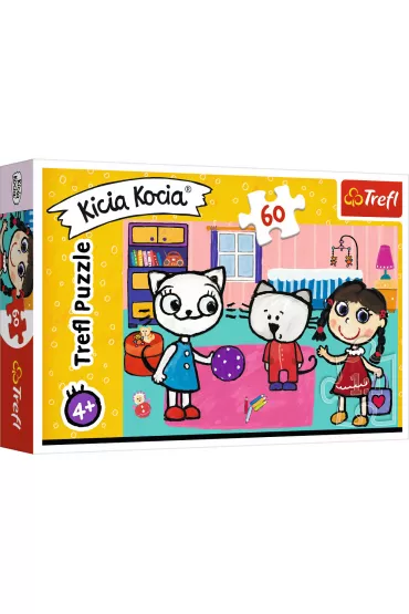 Puzzle 60 el. Kicia Kocia z przyjaci�mi Trefl