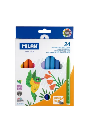 Milan Flamastry Conic 631 24 szt.