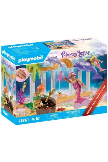 Playmobil Princess Magic Syrenki ze skarbem i delfinem 71861