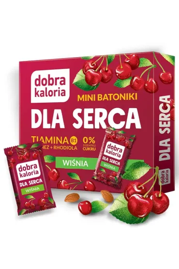 Dobra Kaloria Mini batoniki Dla serca Wi�nia 6 x 17 g