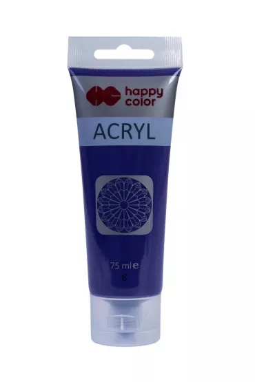 Happy Color Farba akrylowa fioletowa 75ml