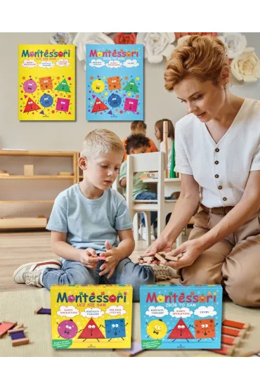 Montessori Ucz si� sam. Karty edukacyjne. Kszta�ty i kolory. Uk�adaj i ucz si� - Ewelina  Chmieli�ska