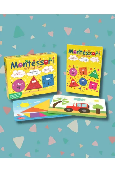 Montessori Ucz si� sam. Karty edukacyjne. Kszta�ty i kolory. Uk�adaj i ucz si� - Ewelina  Chmieli�ska