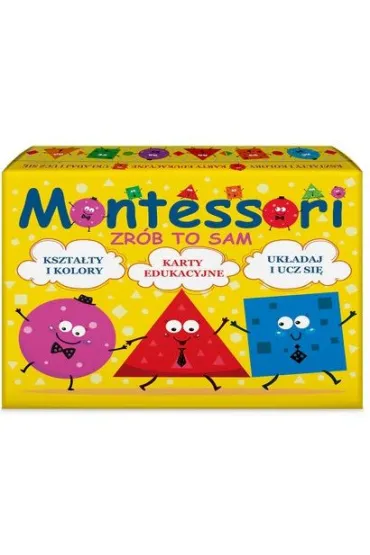 Montessori Ucz si� sam. Karty edukacyjne. Kszta�ty i kolory. Uk�adaj i ucz si� - Ewelina  Chmieli�ska