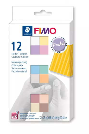Staedtler Fimo Masa plastyczna termoutwardzalna Soft Pastel 12x25g