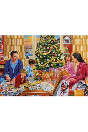 Puzzle 4x500 Niezapomniane �wi�ta Bo�ego Narodzenia 113746 Gibsons