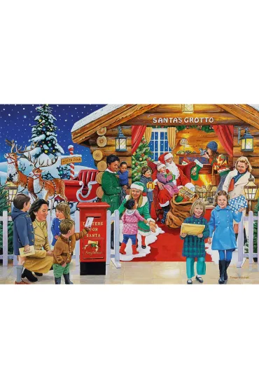 Puzzle 4x500 Niezapomniane �wi�ta Bo�ego Narodzenia 113746 Gibsons