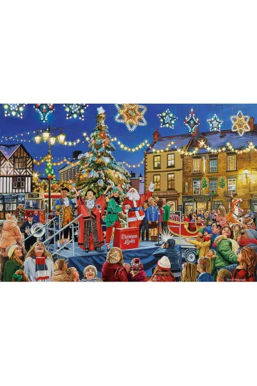 Puzzle 4x500 Niezapomniane �wi�ta Bo�ego Narodzenia 113746 Gibsons