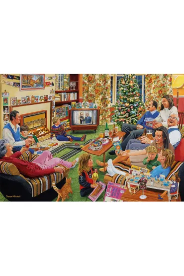 Puzzle 4x500 Niezapomniane �wi�ta Bo�ego Narodzenia 113746 Gibsons