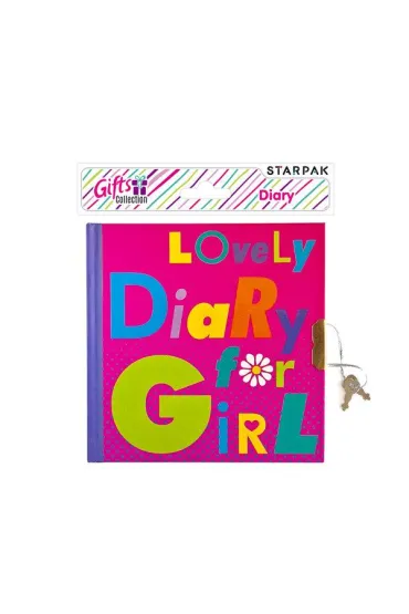 Starpak Pami�tnik zamykany Girl 13.5x13.5 cm