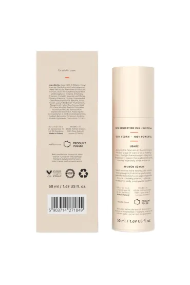 Resibo Our Lightest ultralekki krem do twarzy z antyoksydantami SPF 50 50 ml