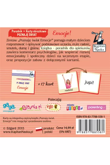 Karty obrazkowe. Poznaj� �wiat. Emocje!