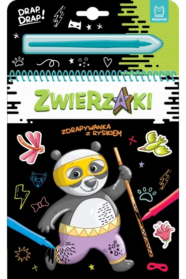 Zwierzaki. Zdrapywanka z rysikiem - Agata Kaczy�ska