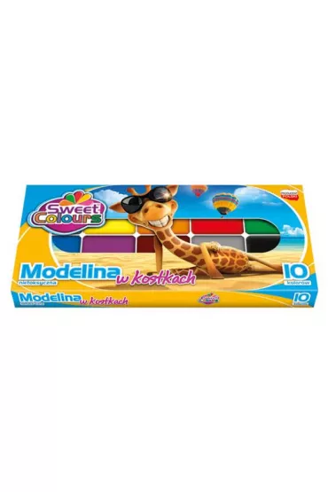 Koma-Plast Modelina w kostkach 10 szt.