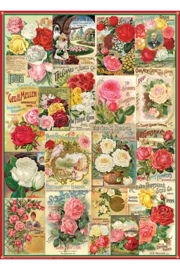 Puzzle 1000 el. Rose Seed Catalog Covers Eurographics