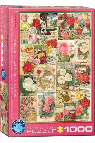 Puzzle 1000 el. Rose Seed Catalog Covers Eurographics
