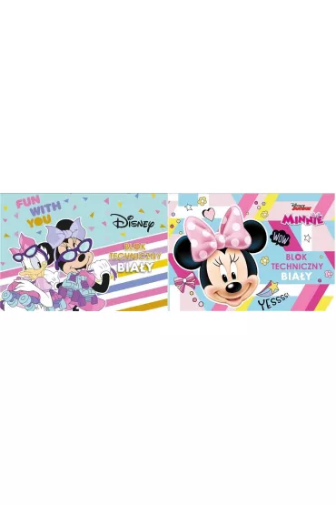 Beniamin Blok techniczny A4 Minnie Mouse bia�y 10 kartek