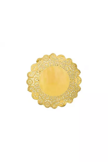 PartyDeco Podk�adki pod talerze z�ote ok. 35,5cm 50 szt.