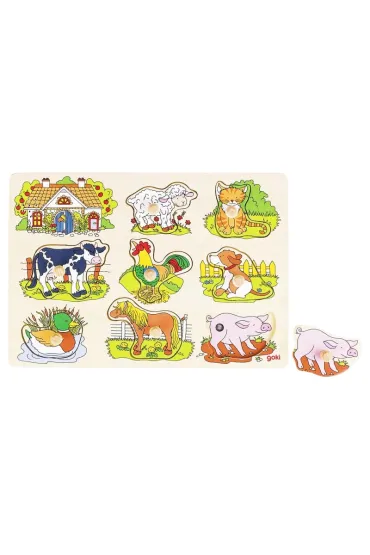 Puzzle Uk�adanka D�wi�kowa zwierz�ta wiejskie Goki