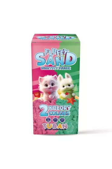 Fluffy Sand 2x70g r�owy/zielony Tuban