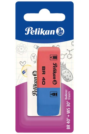 Pelikan Gumka do �cierania BR40 + WS30 2 szt.